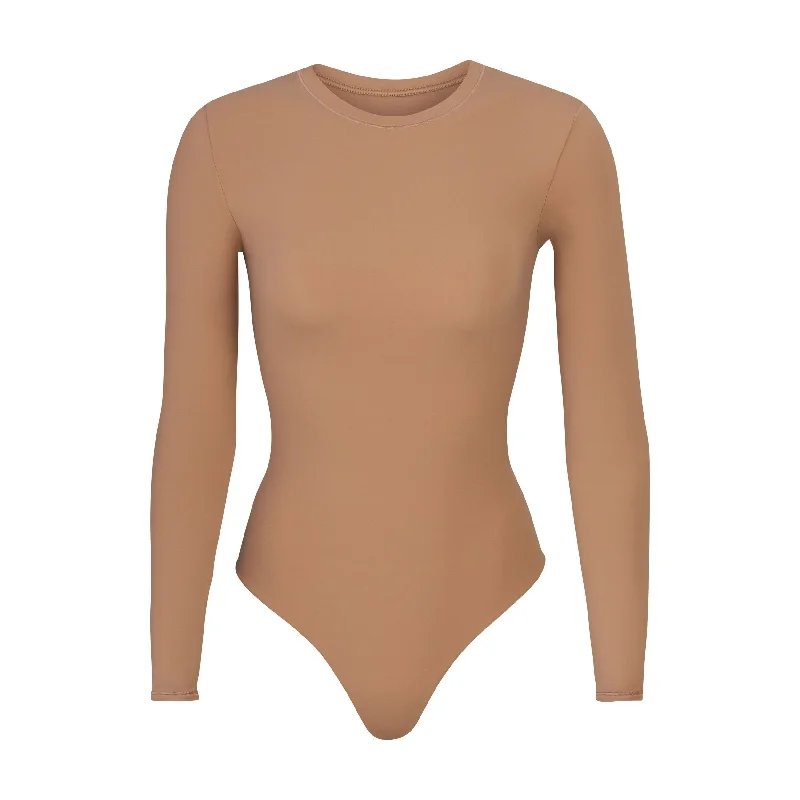 FITS EVERYBODY LONG SLEEVE CREW NECK BODYSUIT | SIENNA