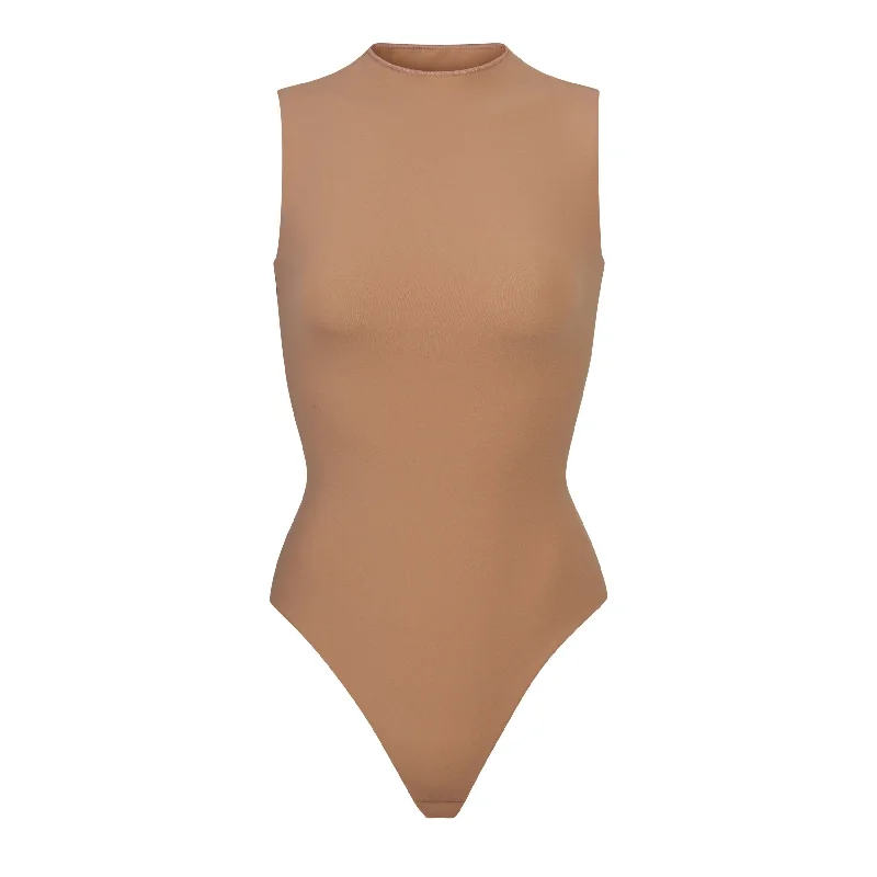 FITS EVERYBODY SLEEVELESS MOCK NECK BODYSUIT | SIENNA