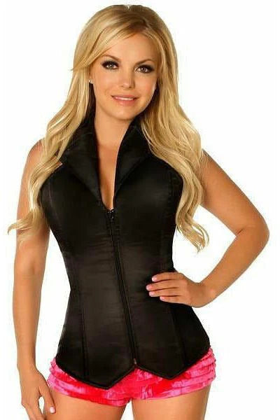 Lavish Satin Vest Style Corset Small