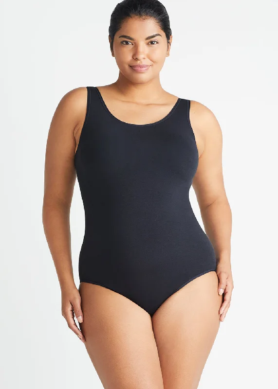 Ruby Shaping Full Back Bodysuit - Cotton Seamless