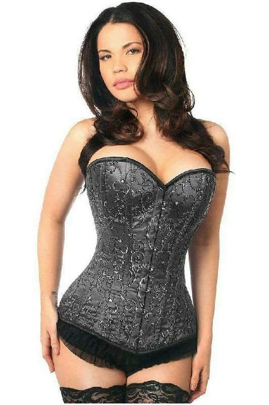 Top Drawer Embroidered Overbust Corset Small/Large