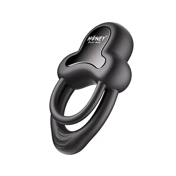 Anello Vibrating Double Cock Ring w/Clitoral Stimulator