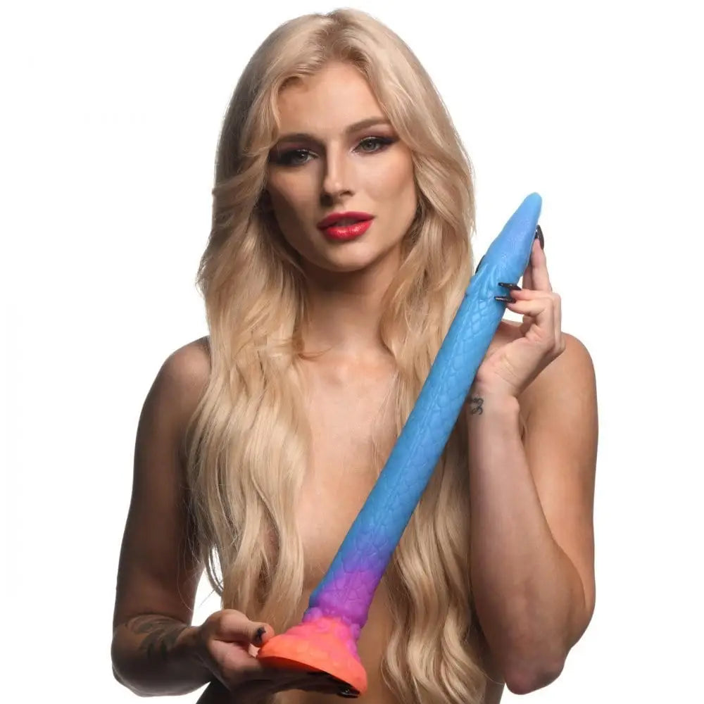 Creature Cocks Makara Glow-In-The-Dark Silicone Snake Dildo