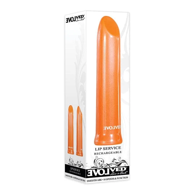 Evolved - Lip Service Rechargeable Bullet Vibrator (Orange)