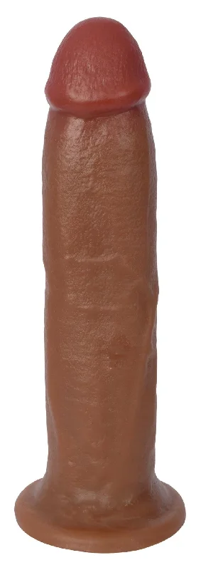 Jock Dark Bareskin Dildo - 9 Inch