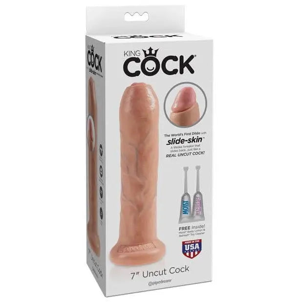 King Cock 7" Uncut Dildo