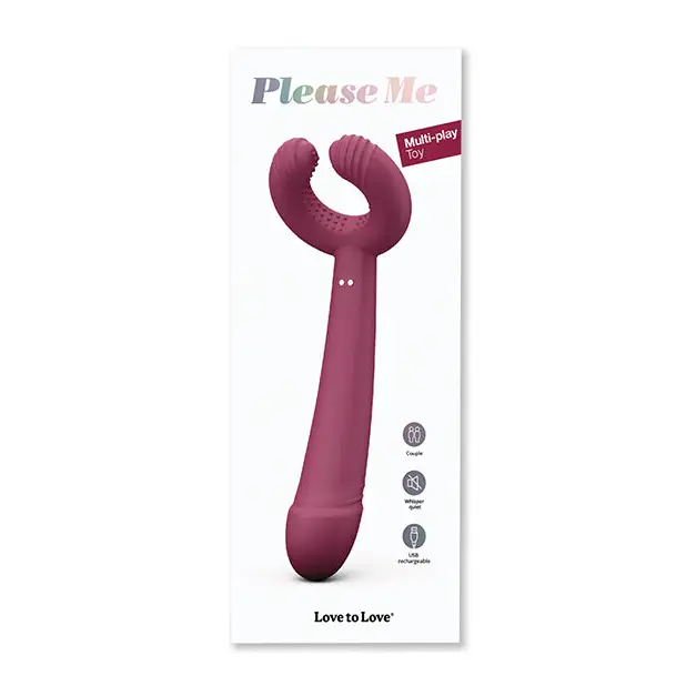 Love to Love Please Me Multi-Play Vibrator - Plum Star