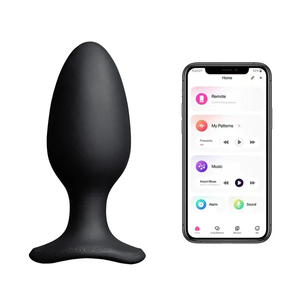 Lovense Hush 2 App-controlled Vibrating Butt Plug - 2.25 Inch