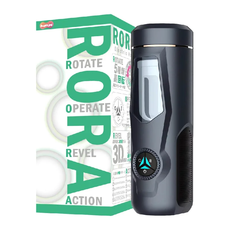 Motlab - RORA Rotate Operate Revel Action Automatic Stroker Masturbator (Black)