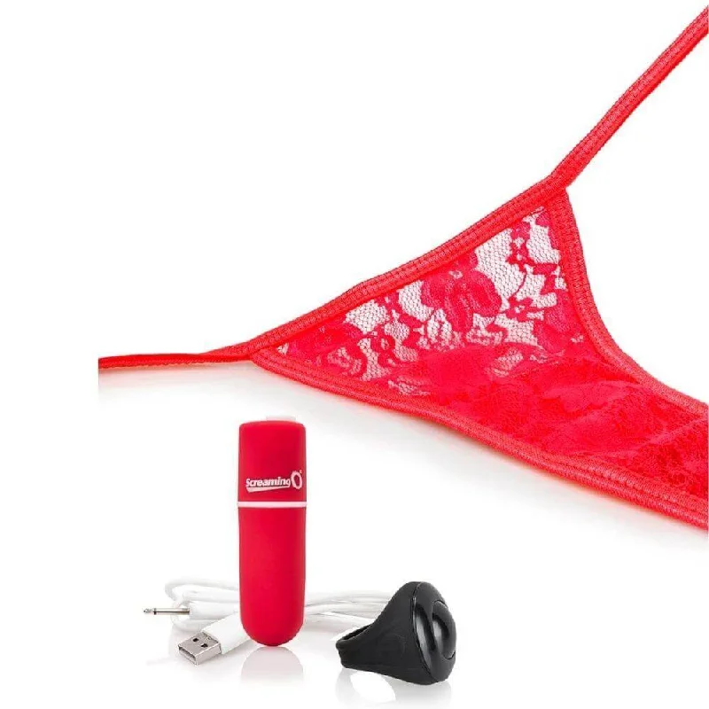 My Secret Rechargeable Remote Control Panty Vibe - Red