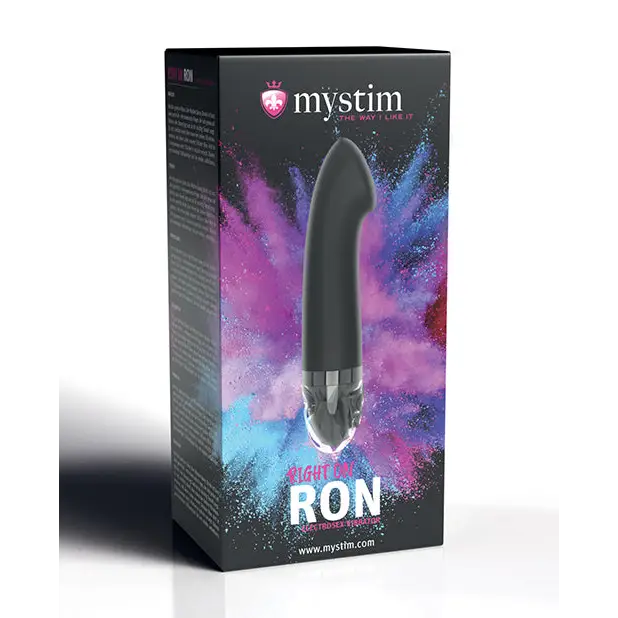 Mystim Right on Ron eStim G Vibrator - Black