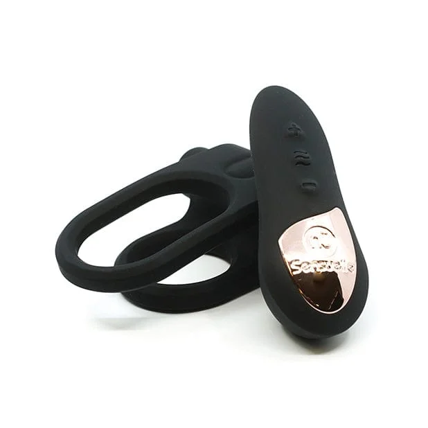 Nu Sensuelle - Silicone Remote Control XLR8 Turbo Boost Vibrating Cock Ring (Black)