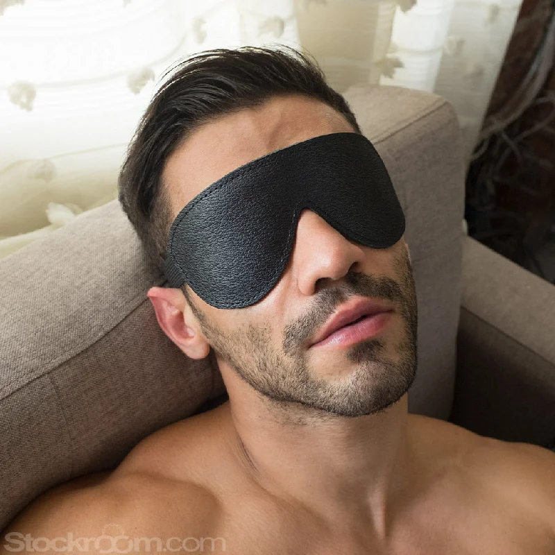 Padded Leather Blindfold