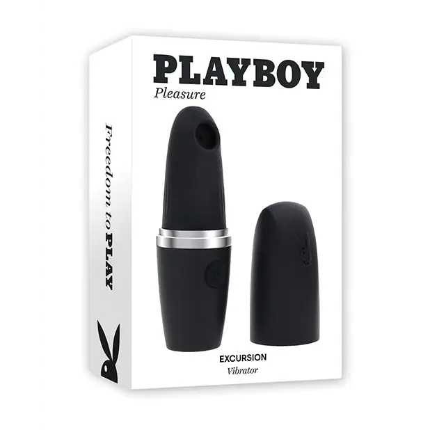 Playboy Pleasures Excursion Clitoral Suction Vibe - Black