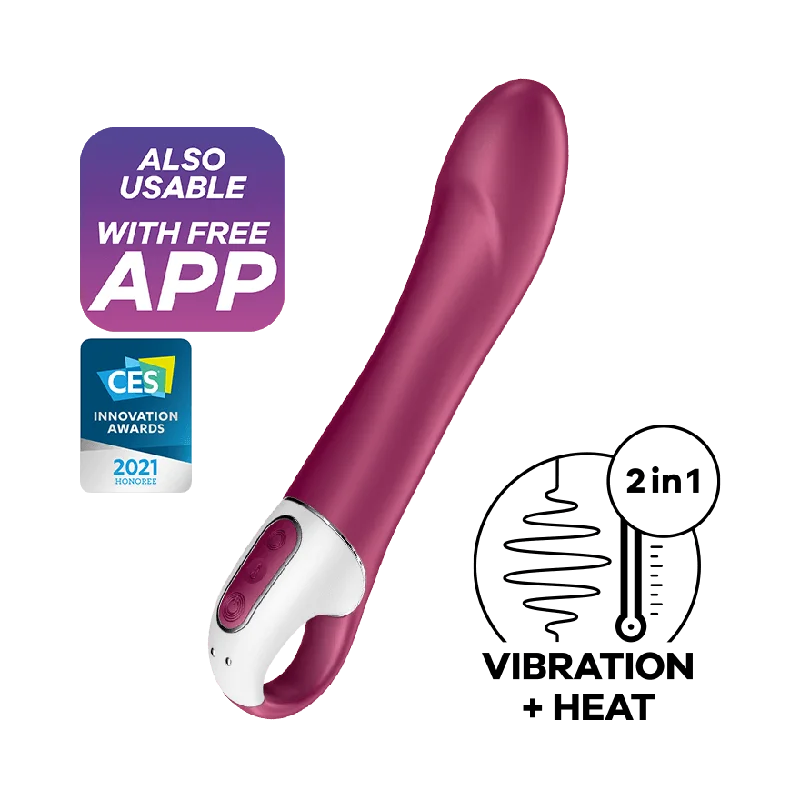 Satisfyer Big Heat G-Spot Vibrator - Berry