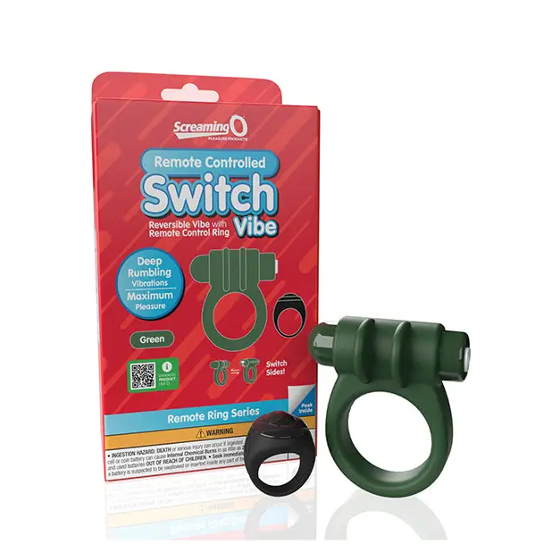 Screaming O Switch Remote Controlled Vibrating Ring