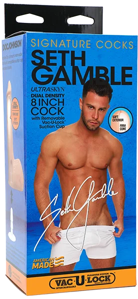 Signature Cocks - Seth Gamble 8" ULTRASKYN Cock - Flesh