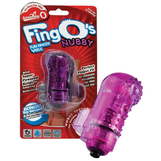 TheScreamingO - Fing Os Nubby Fun Finger Vibrator (Purple)