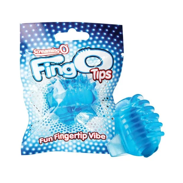 TheScreamingO - FingO Tips Fun Fingertip Vibrator (Blue)