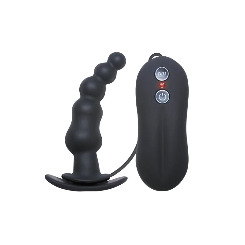 Tinglers Plug I Vibrating Anal Plug - Black