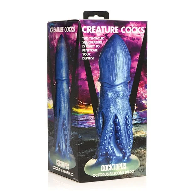 XR - Creature Cocks Cocktopus Octopus Silicone Dildo 8.3" (Blue)