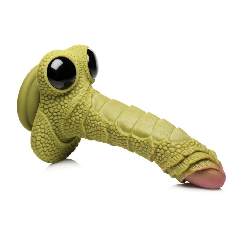 XR - Creature Cocks Swamp Monster Scaly Silicone Dildo 9.4" (Green)