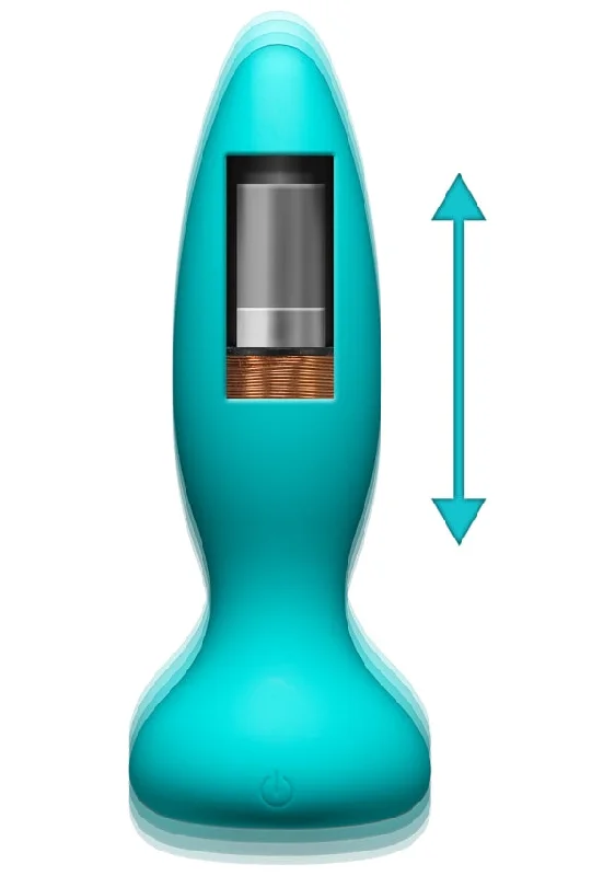 A Play Thrust Experienced Rechargeable Silicone Anal Plug W/remote