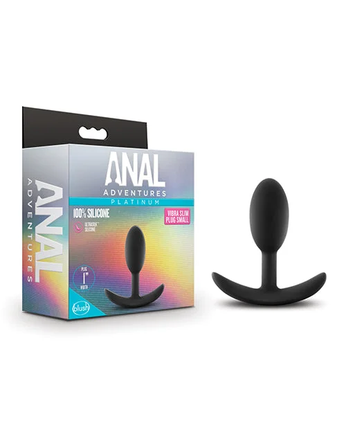 Blush Anal Adventures Platinum Silicone Vibra Slim Plug