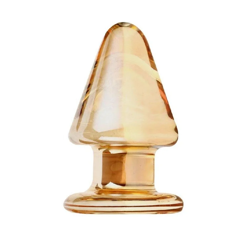 Large Cone Glass Anal Plug