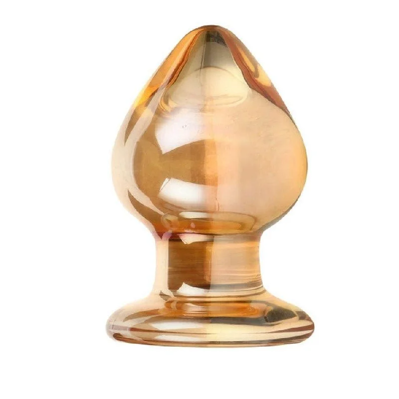 Large Ball Glass Butt Plug