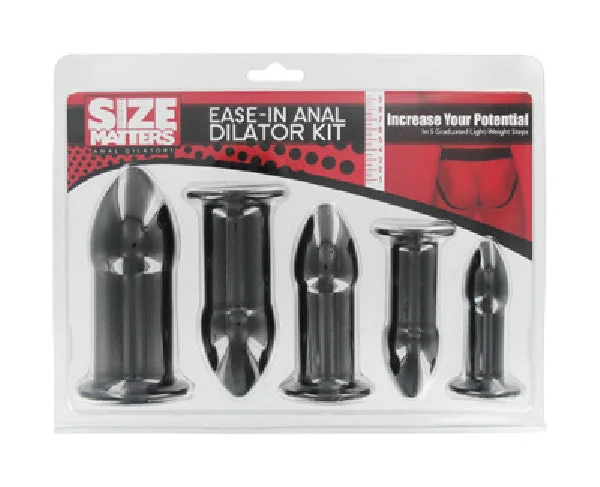 Size Matters - Ease-In Anal Dilator Kit - Black